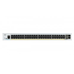 Catalyst 1000 48-Port Gigabit PoE+ PoE Budget 370W 4 x 10G SFP+ Uplinks LAN Base