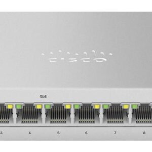 Cisco Meraki Ms120-8Lp Managed L2  Gigabit Ethernet  (10/100/1000) Power Over Ethernet (Poe) Grey