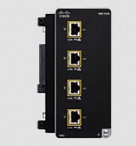 CISCO Catalyst IE3300 Expansion Module with 4 2.5G Copper 4PPoE