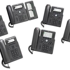 Cisco 6861 Ip Phone Black 4 Lines  Lcd Wi-Fi