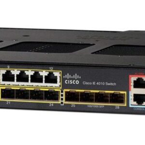 Cisco Ie-4010-16S12P Network Switch  Managed L2/L3 Gigabit  Ethernet (10/100/1000) Power Over Ethernet (Poe) 1U Black