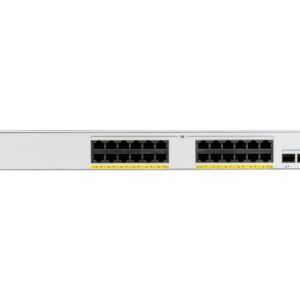 CISCO Catalyst 1000 24-Port Gigabit PoE+ PoE Budget 195W 4 x 1G SFP Uplinks LAN Base