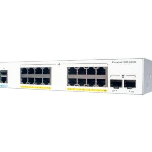 Cisco Catalyst C1000-16P-2G-L  network switch Managed L2  Gigabit Ethernet (10/100/1000) Power over Ethernet (PoE) Grey Cisco Catalyst