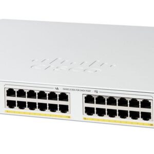 Cisco 24Fp-4G Smart Switch, 24 Port  Ge, Full Poe, 4X1Ge Sfp,  Limited Lifetime Protection (C1200-24Fp-4G)
