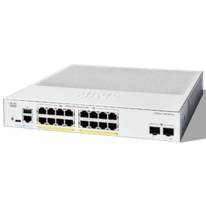 Cisco Catalyst 1300 C1300-16FP-2G - 16-portowy przełącznik GbE Full PoE