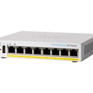 Cisco Cbs250-8Pp-D Managed L3  Gigabit Ethernet  (10/100/1000) Power Over Ethernet (Poe) Grey