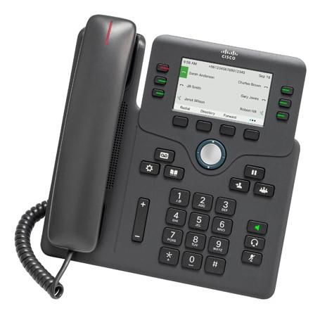 CISCO 6871 Phone for MPP with Central European Power Adapter