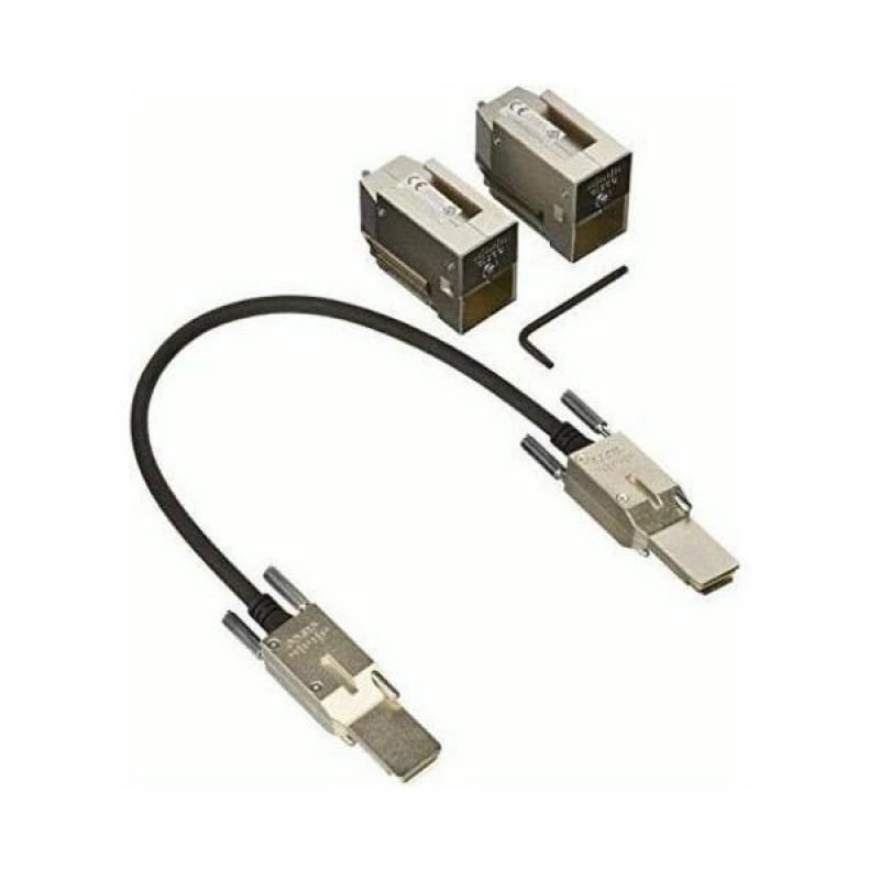 Cisco C9300L-Stack-Kit Infiniband/Fibre Optic Cable 0.5 M Black, Grey