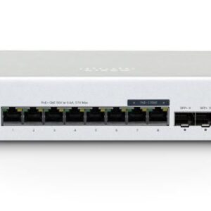 Meraki MS130-8X Cloud Mgd. 6GE + 2x(2.5GE) 120W PoE Switch