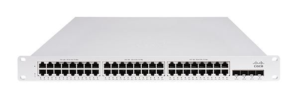 Meraki MS150-48LP-4G L2 Stck Cld-Mngd 48GE 370W PoE Switch