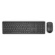 DELL KM636 RF Wireless QWERTY Amerykański międzynarodowy Czarny klawiatura