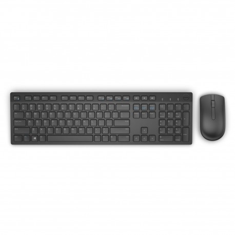 DELL KM636 RF Wireless QWERTY Amerykański międzynarodowy Czarny klawiatura