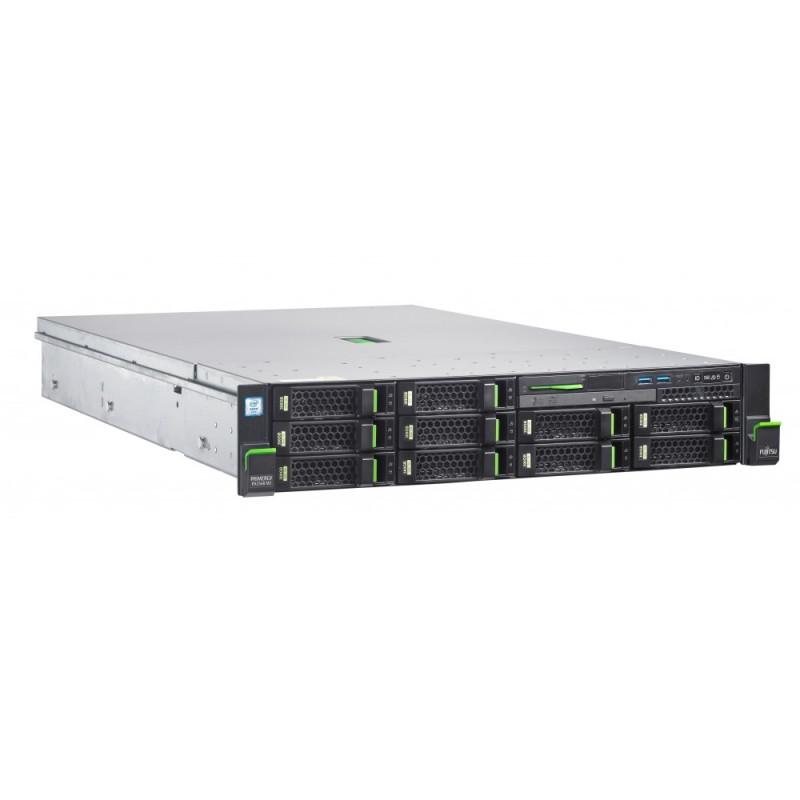 FUJITSU PRIMERGY RX2540 M2 LFF HDDs Xeon E5-2620v4 1x16GB DDR4 2400R ECC PRAID SAS 12G EP400i 0,1,10,5,50,6,60 1Gb Cache FBU+TFM