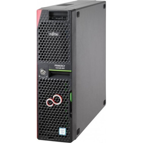 Serwer TX1320M4 E-2234 1x8GB 2x480GB SSD 2x1Gb + 1Gb IRMC DVD-RW 1Y VFY:T1324SX172IN