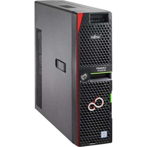 Serwer TX1320M4 E-2234 1x8GB 2x480GB SSD 2x1Gb + 1Gb IRMC DVD-RW 1Y VFY:T1324SX172IN