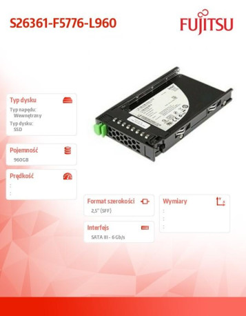 SSD SATA 6G 960GB Mixed-Use 2.5' H-P EP