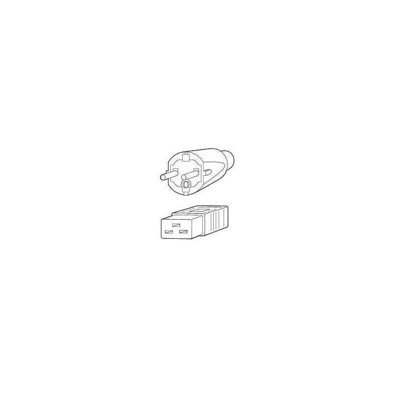 Power cord 16A IEC320 C19->CEE 7/7