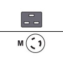 Power cord IEC320 C19 -> US NEMA L6-20p