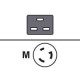 Power cord IEC320 C19 -> US NEMA L6-20p