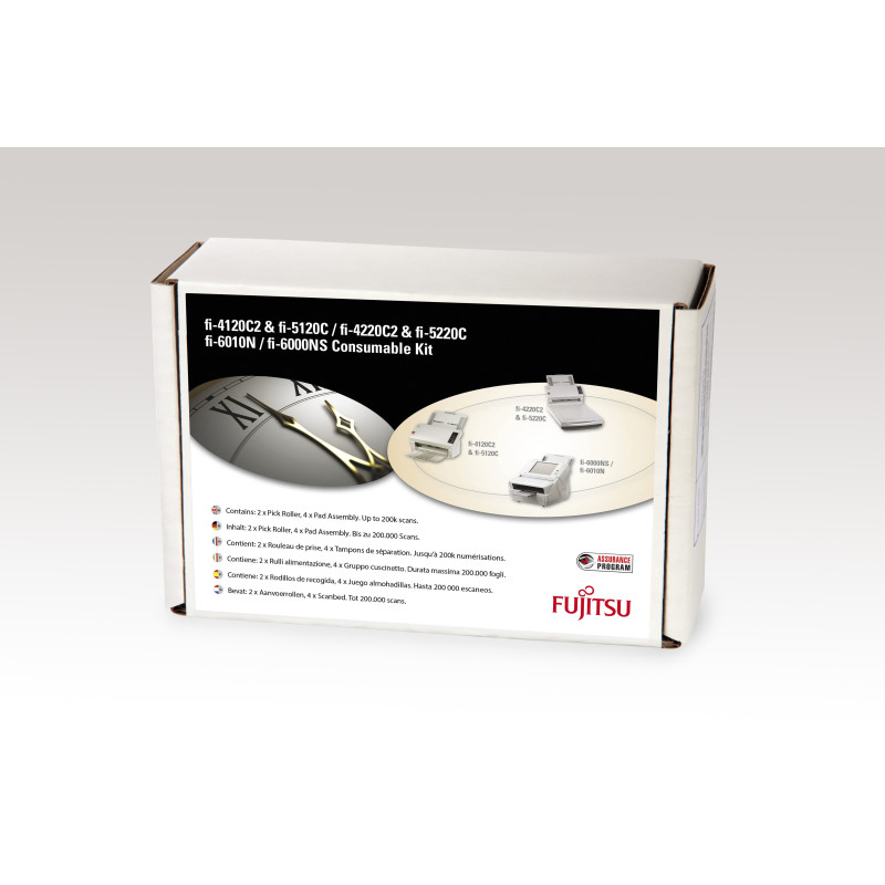 Consumable Kit for FI-6010C/Consumable Kit for fi-4120C2, fi-4220C2, fi-5120C, fi-5220C, fi-6000NS, fi-6010N 2 x Pick Roller (PA