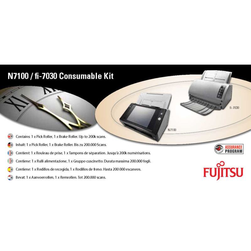 CONSUMABLE KIT N7100/for N7100 includes 1 x Break Roller and 1 X Pick Roller ( for total max. lifetime of 200.000 sheets or 1 ye