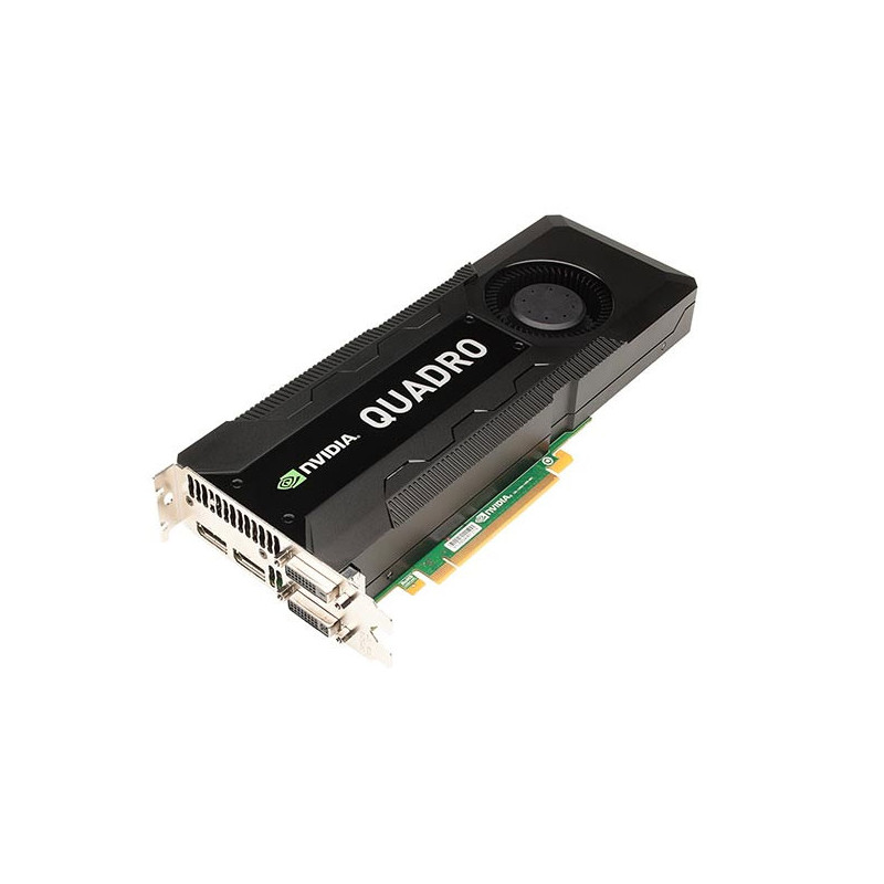 NVIDIA QUADRO K5000 4GB/für Celsius Workstation M720, R920, W520 Power, Anschlüsse: 1x DVI-I dual link, 1x DVI-D und 2x DP, SLI,