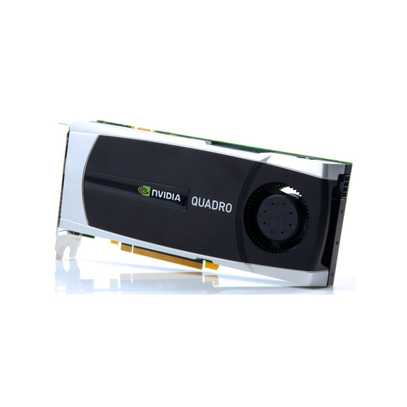 NVIDIA QUADRO 6000 6GB/Anschlüsse: 1x DVI-I dual link und 2x DP, stereo, PCIe x16, ohne Adapter für Fujitsu Celsius C620, M720, 