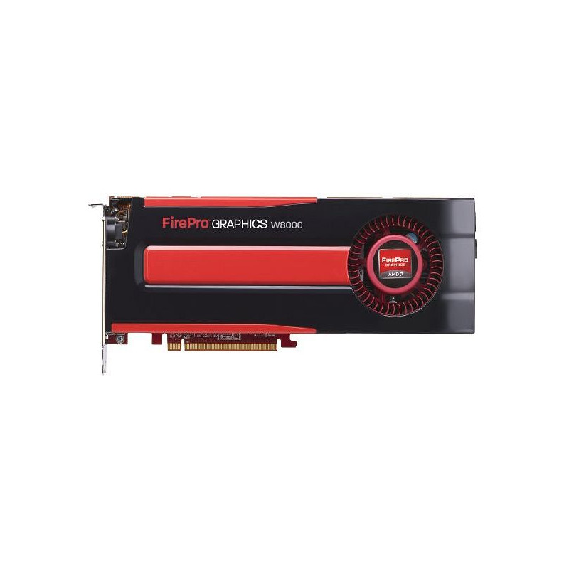 AMD FIREPRO W8000 4GB/für Celsius Workstation R920, Anschlüsse: 4x DP/ PCIe x16, stereo/ ohne Adapter