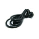 Cable powercord (IND), 1.8m, black