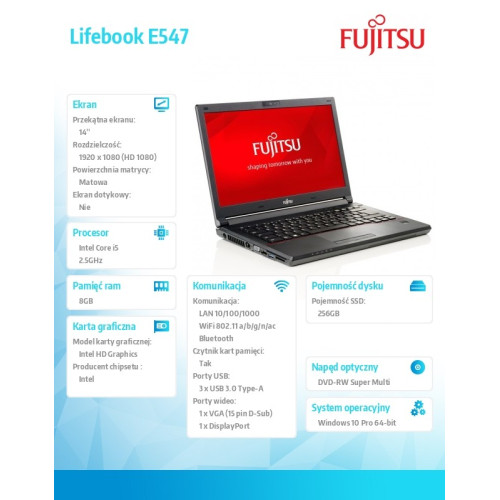 FUJITSU Lifebook E547 14