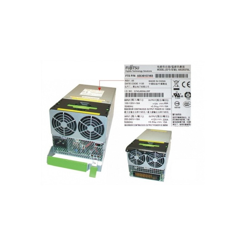 BX900 PSU 2.880W silver w/o power cord
