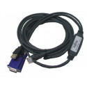 CONSLESWITCH ADAPTER USB-VGA +/RJ-45 CAT5 x USB + VGA, 3m