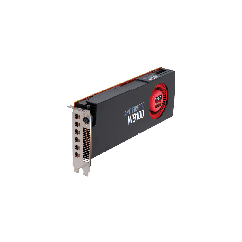 AMD FIREPRO W9100 16GB/Anschlüsse: 6x miniDP/ PCIe x16, stereo/ 6x miniDP/DP-Adapterkabel beigelegt für Fujitsu Celsius Workstat