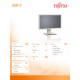 Fujitsu Monitor P27T-7 UHD,3840x2160,IPS/LED, 20000000:1