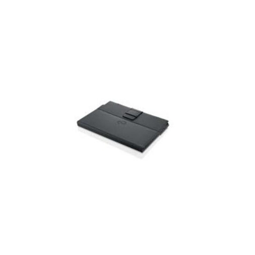 FOLIO CASE STYLISTIC Q736/Black PU folio case and snap on cover with access to all interfaces/ Inner material grey micro suede/ 