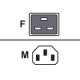 Power cord IEC320 C19 -  IEC320 C14