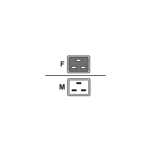 Power cord 16A IEC320 C19->C20