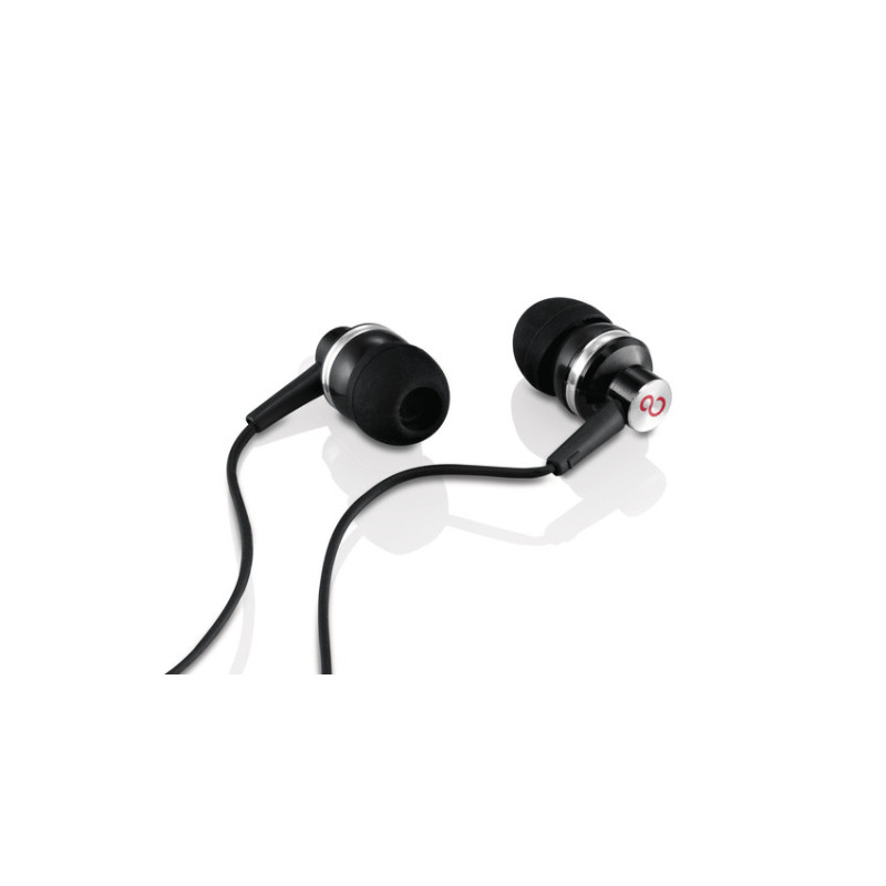 IN-EARPHONE STEREO/In-Earphone Stereo, 32O, 20 - 20000Hz, 3.5mm, 30g, Schwarz/Silber