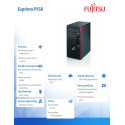 Fujitsu Esprimo P558 i3-8100 4GB 1TB DVDSM W10P 1Y