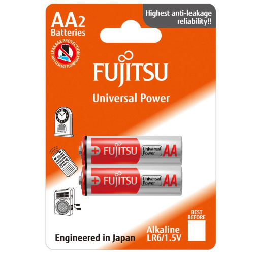 FUJITSU Baterie Alkaliczne LR6 AA 2 szt | blister