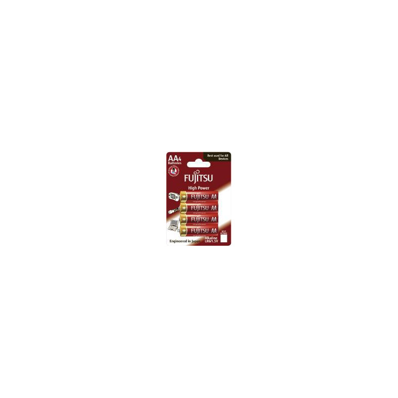 Fujitsu Alkaline High Power LR6/AA 4 Pcs Blister