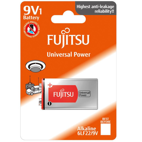 FUJITSU Bateria Alkaliczna 6LF22 9V 1 szt | blister