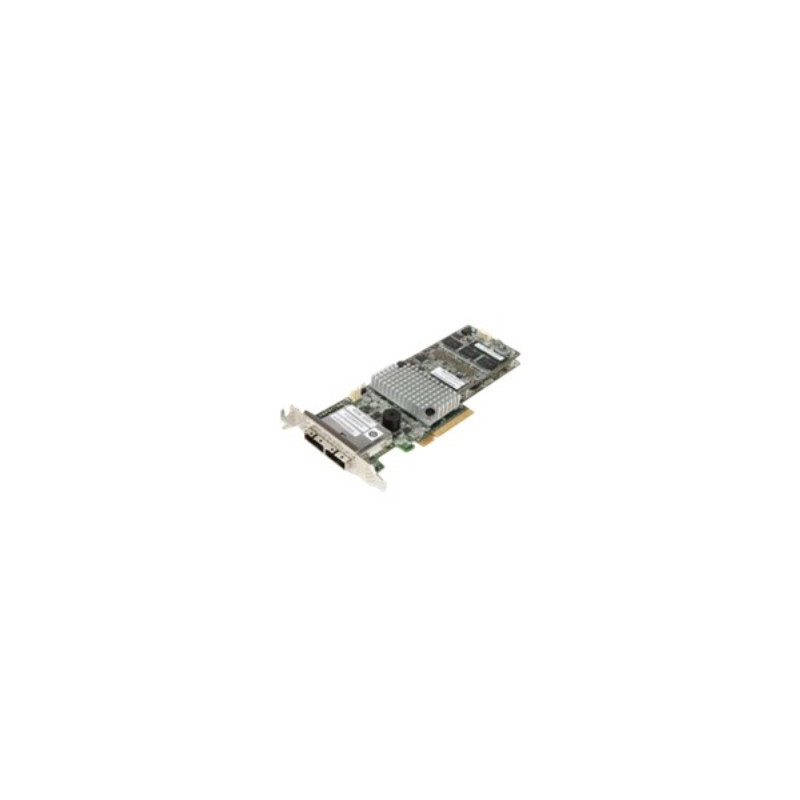 RAID CTRL SAS 6G 8PORT EX 1GB/PCIe 2.0, SAS, RAID 0/ 1/ 10/ 5/ 50/ 6/ 60, 8Port, Full Height / Low Profile