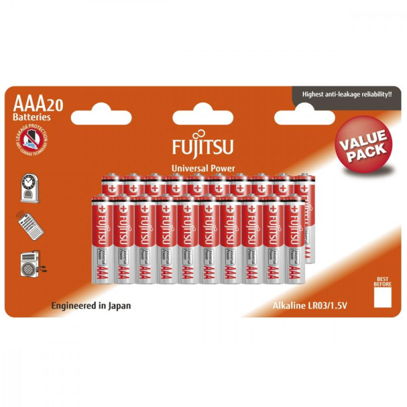 Baterie Alkaliczne LR03 AAA 20 szt. blister