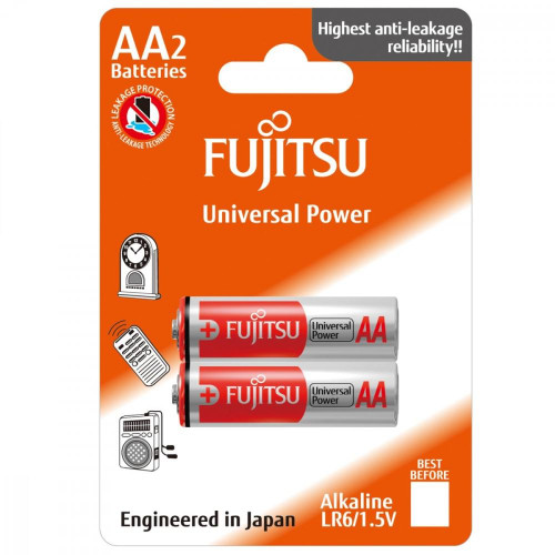 FUJITSU Baterie Alkaliczne LR6 AA 2 szt | blister