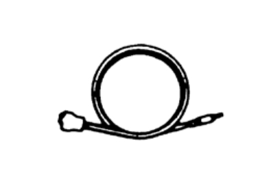 Fujitsu HXSKE02A-L: technical line drawing of a cable coiled in a loop with a plug at one end