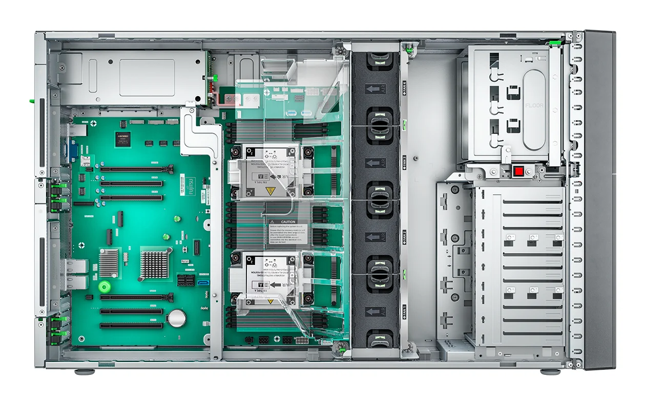 Fujitsu PRIMERGY TX2550 M7 VFY:T2557SC300IN, serwer tower Xeon Silver 4410T, 32 GB DDR5